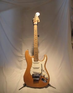 Stuart Redd's 1990 Parts-Caster with Texas Specials pickups and a Floyd Rose tremolo