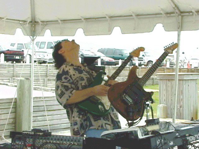 Stuart opening for Boney James, Rick Braun & Richard Elliot at the Seaside Jazz Festival in Florida.