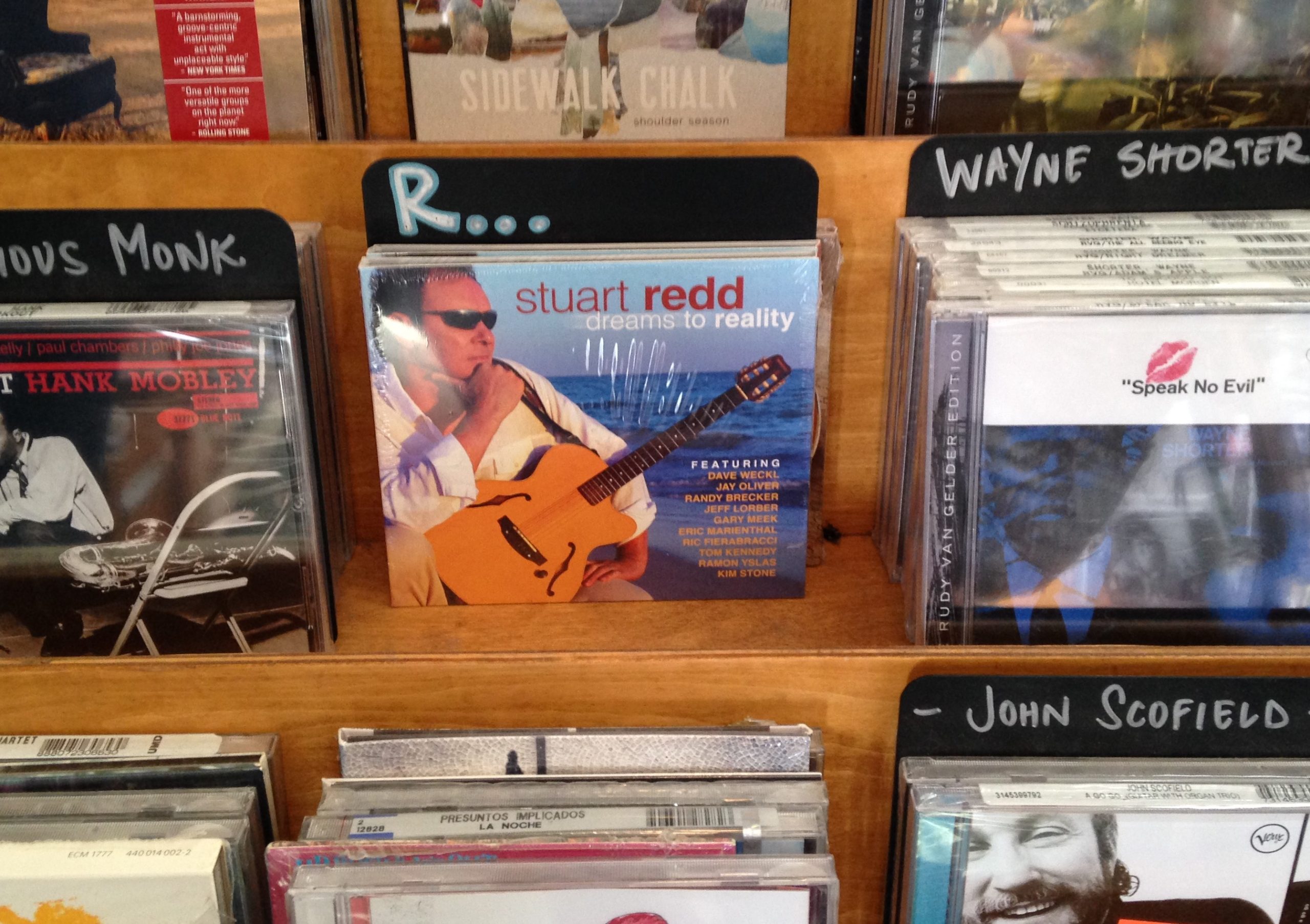 Stuart Redd's Dreams to Reality On Sale At Central Square Records In Seaside,FL